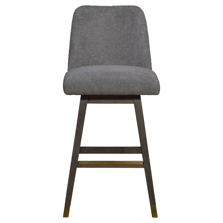 armn grey oak   mocha inch & over bar seat stool   
