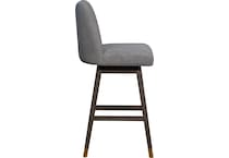 armn grey oak   mocha inch & over bar seat stool   