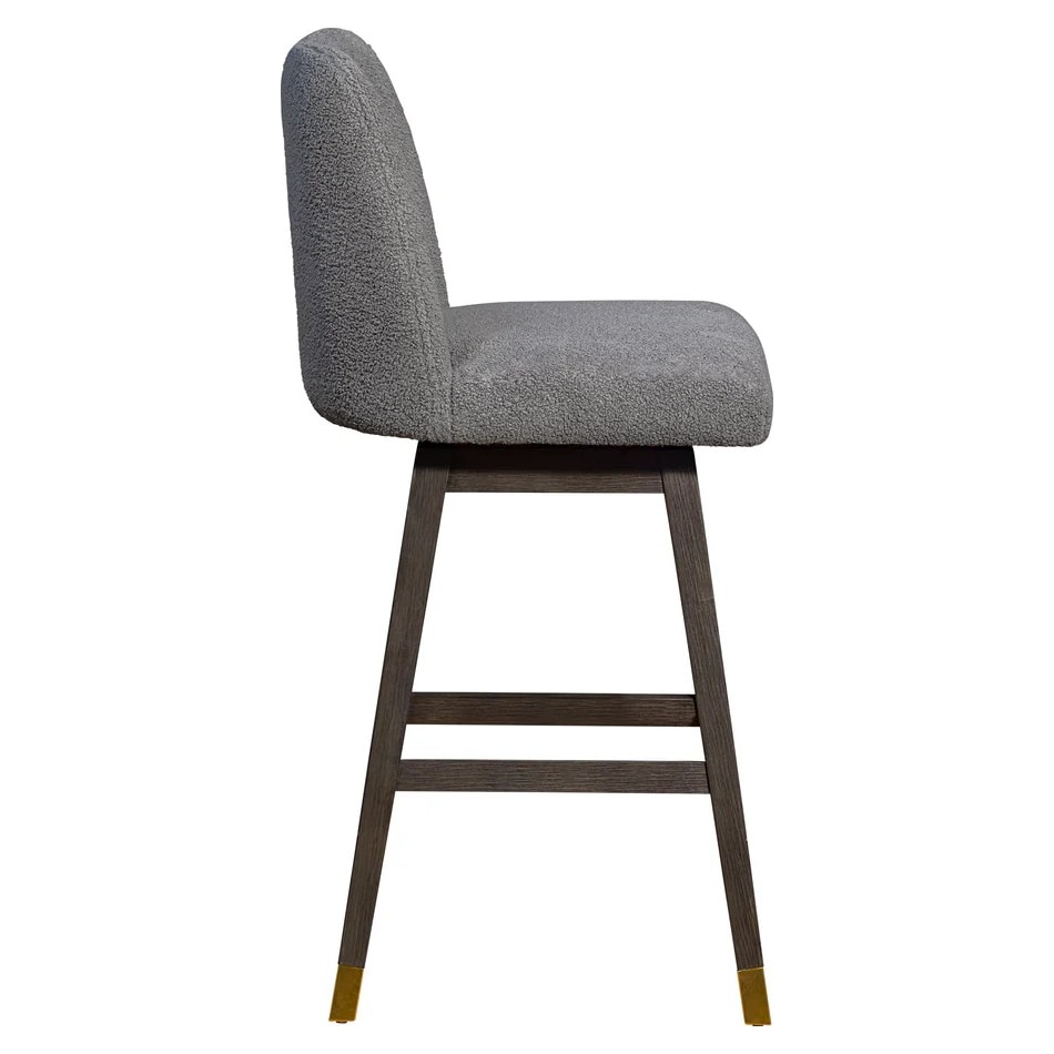 armn grey oak   mocha inch & over bar seat stool   
