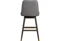 armn grey oak   mocha inch & over bar seat stool   