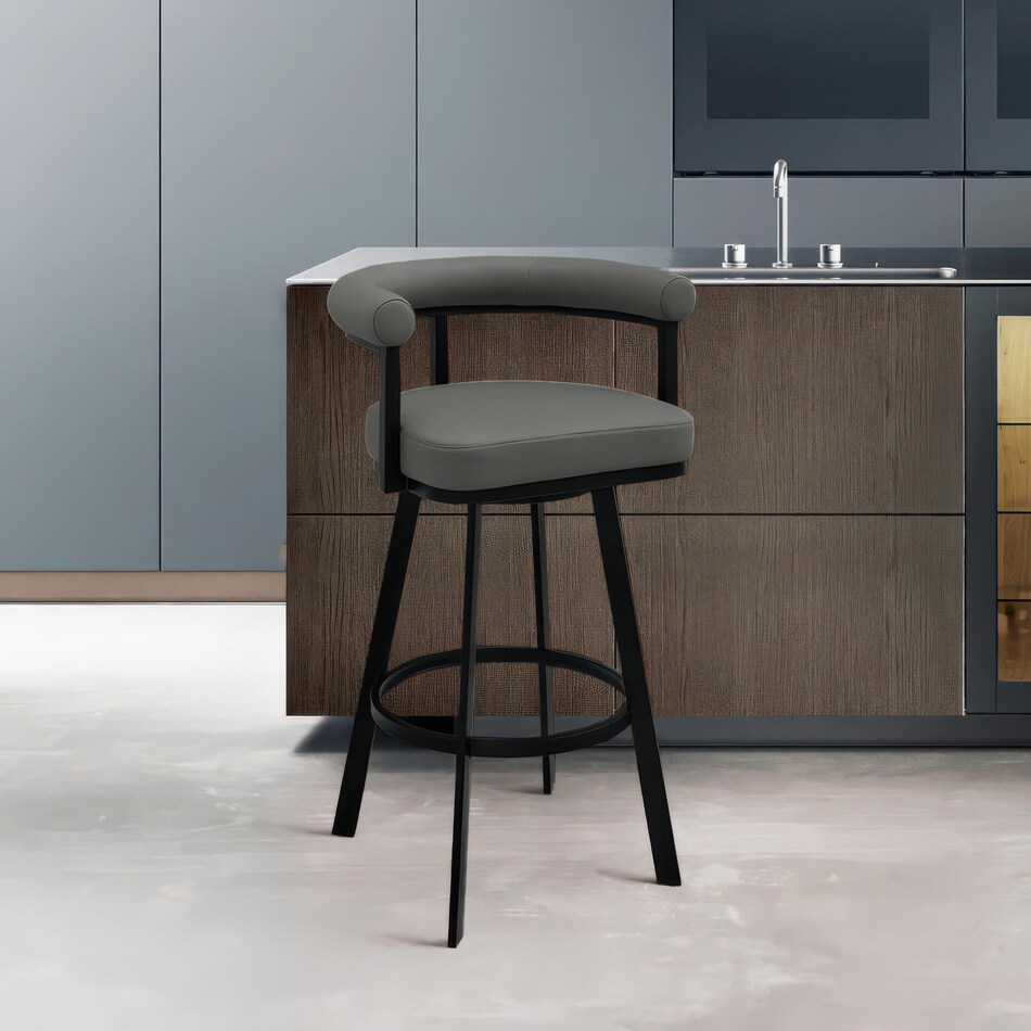 armn metallic inch & over bar seat stool lifestyle image   
