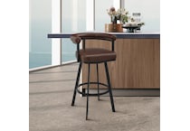 armn metallic inch & over bar seat stool lifestyle image   