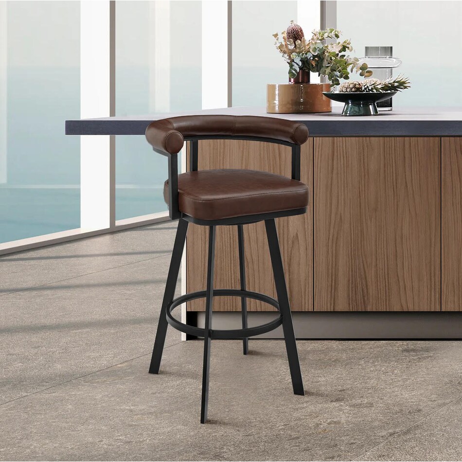 armn metallic inch & over bar seat stool lifestyle image   