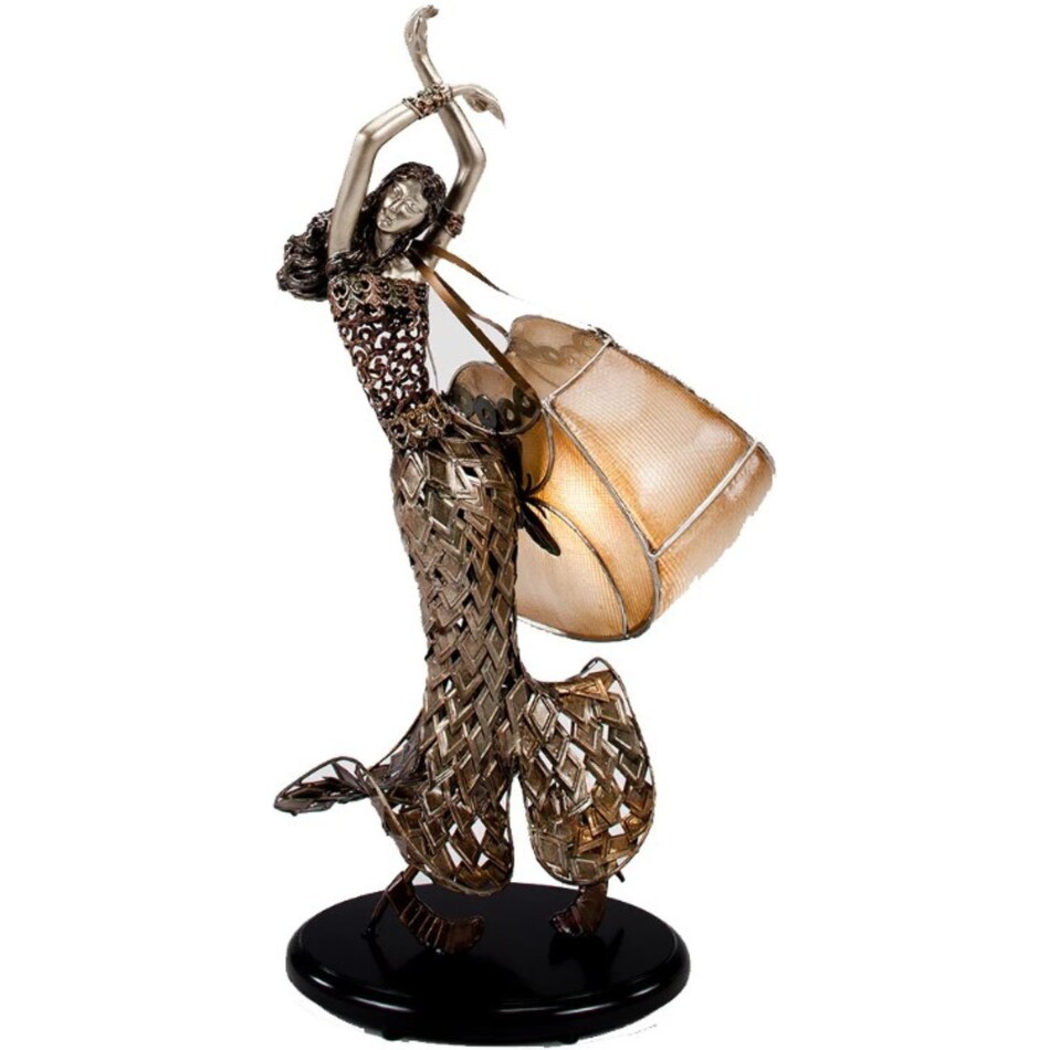 artmax bronze table lamp   