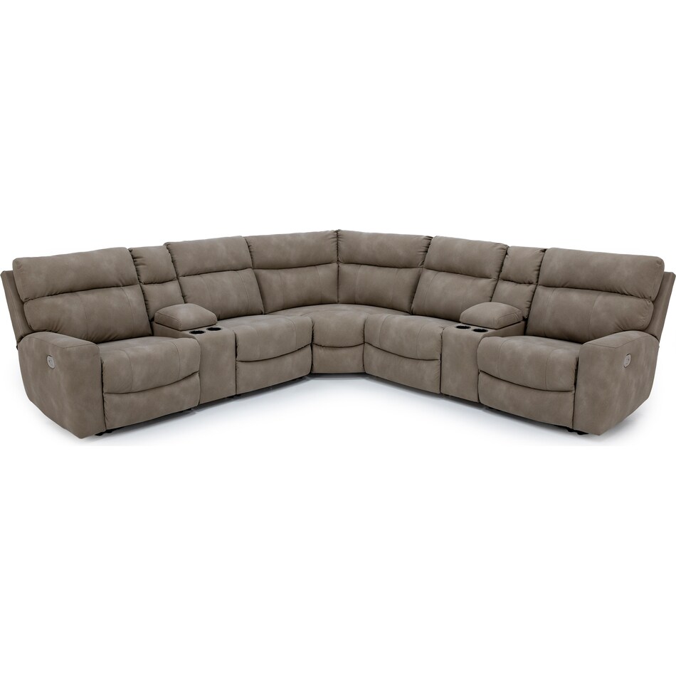 ashley furniture beige mtn fab sectional pkg  