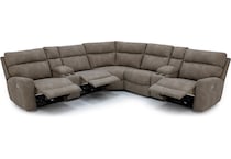 ashley furniture beige mtn fab sectional pkg  