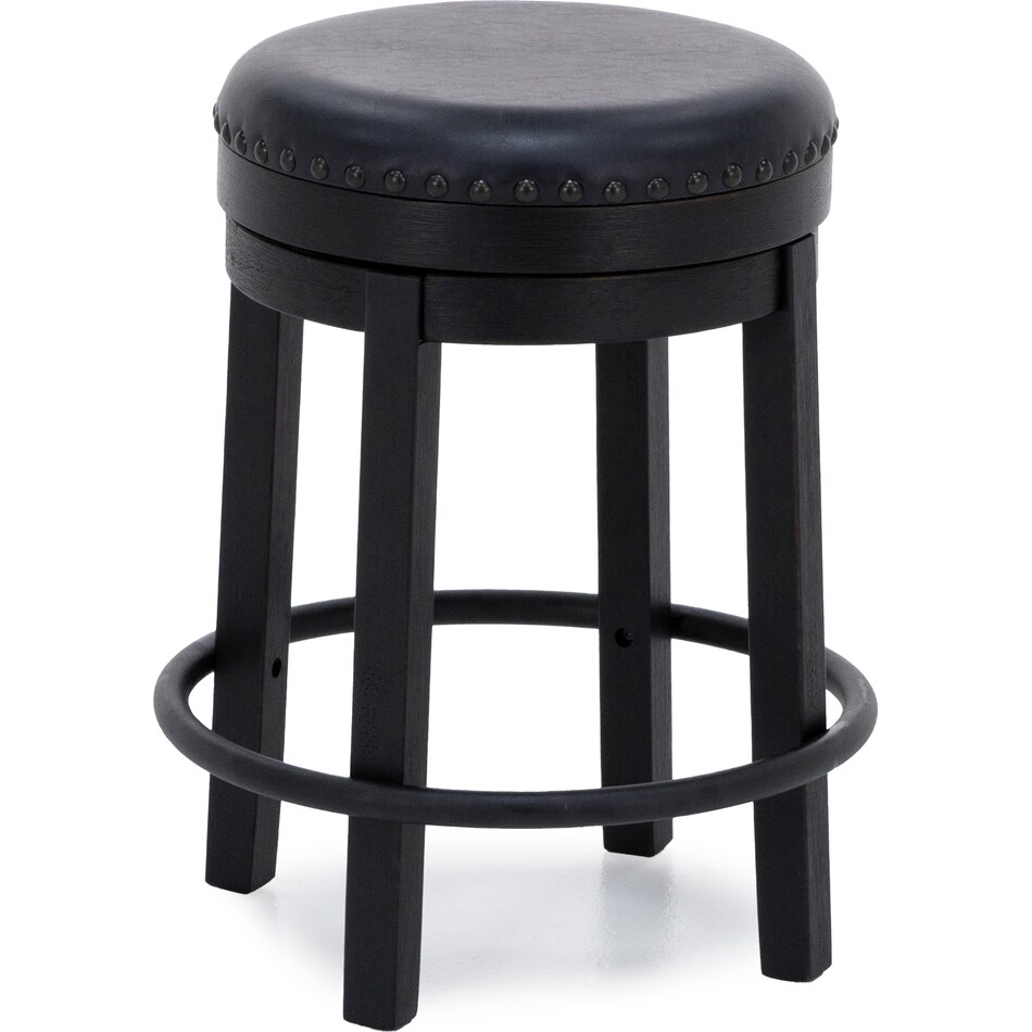 ashley furniture black inch & over bar seat stool   