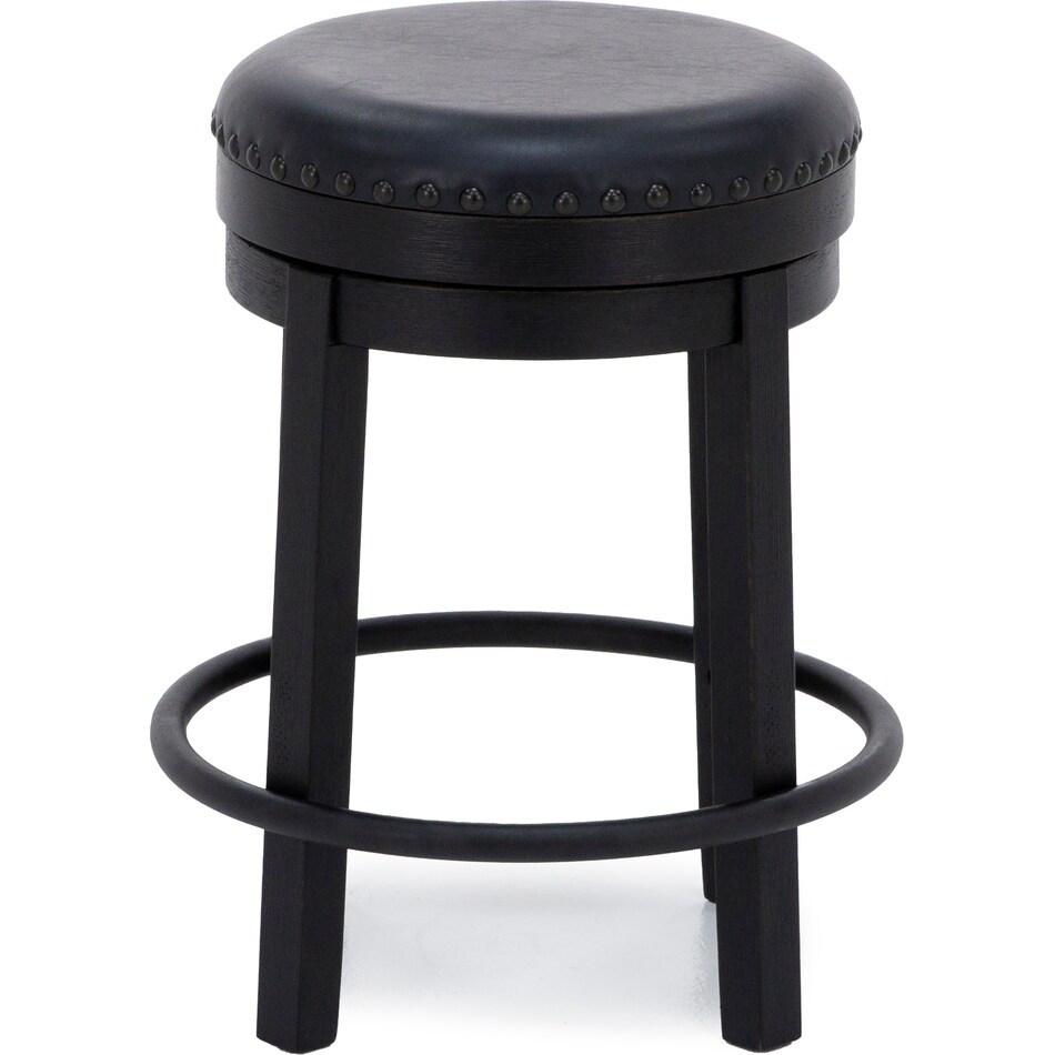 ashley furniture black inch & over bar seat stool   