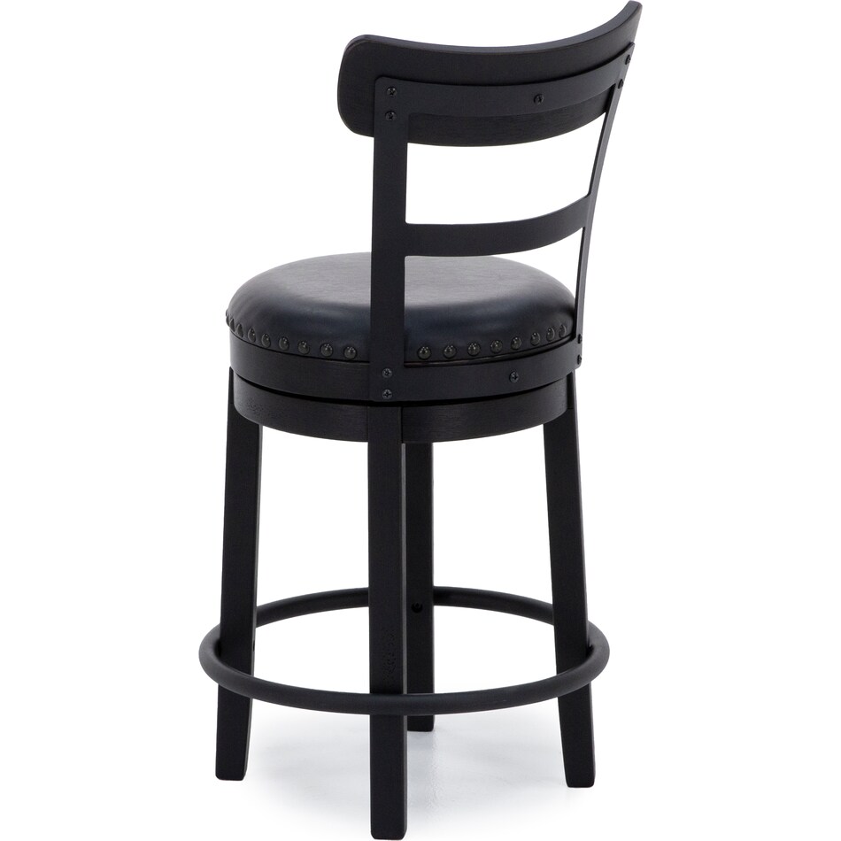 ashley furniture black inch & over bar seat stool   