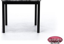 ashley furniture black inch counter height rectangle  image   