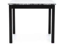 ashley furniture black inch counter height rectangle   