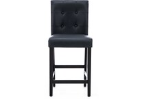 ashley furniture black inch counter height rectangle   