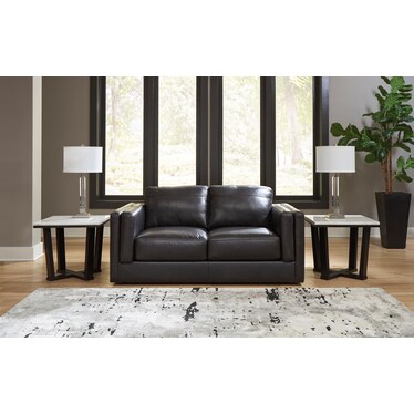 Starling Leather Loveseat