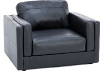 ashley furniture black chair z  