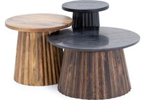 ashley furniture black cocktail table nest  