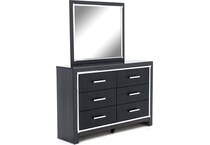 ashley furniture black mirror   