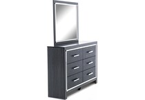 ashley furniture black mirror   