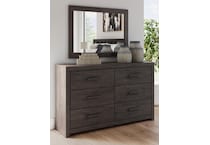 ashley furniture black mirror   