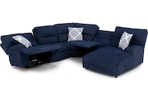 ashley furniture blue mtn fab sectional pkg  