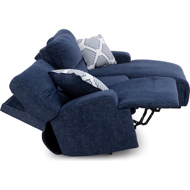 Macklin 3-Pc. Power Headrest Zero Gravity Reclining Chaise Sofa With Next-Gen Nuvella Performance