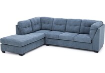 ashley furniture blue sta fab sectional pieces qpkg  