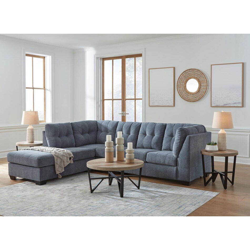 ashley furniture blue sta fab sectional pieces qpkg  