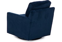 ashley furniture blue swivel chair   