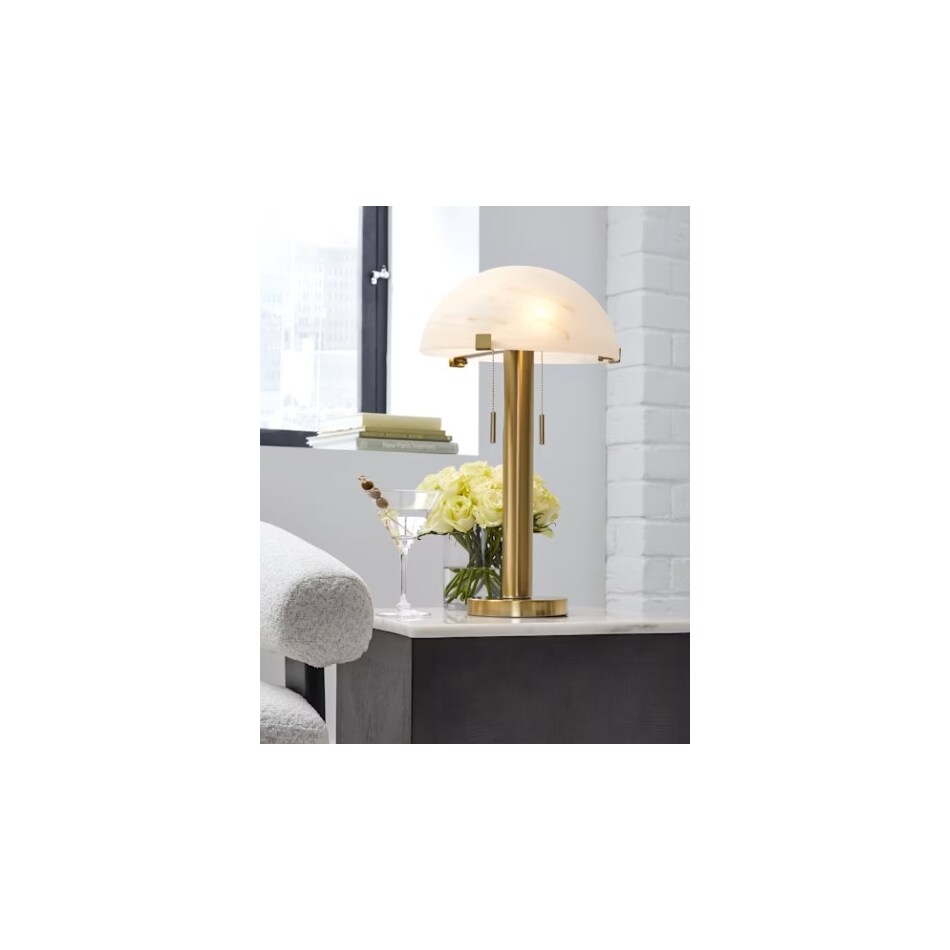 ashley furniture brass table lamp   