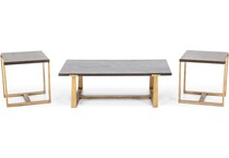 ashley furniture brown top antiqued gold base end table cpr  