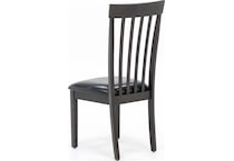 ashley furniture brown inch standard seat height side chair   