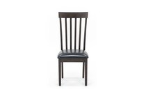 ashley furniture brown inch standard seat height side chair   
