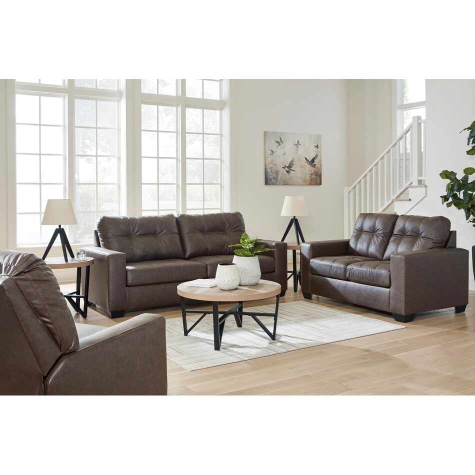 ashley furniture brown  to  inches   