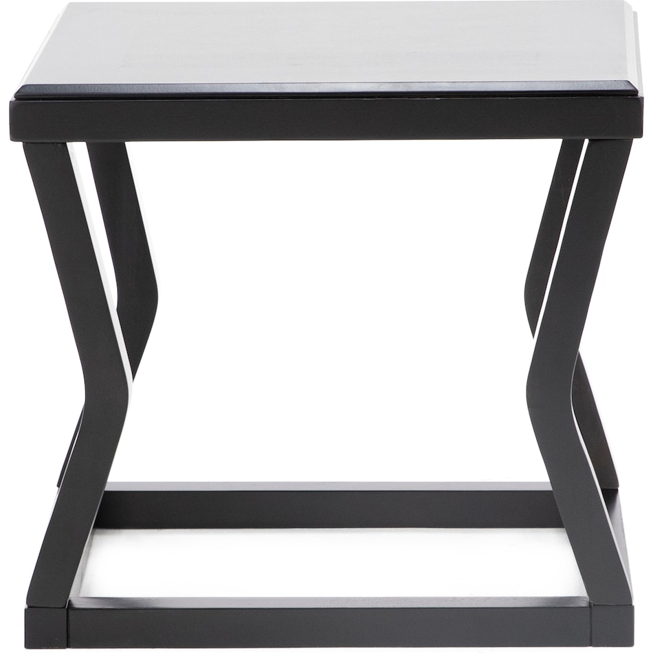 ashley furniture brown chairside table kir  