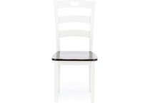 ashley furniture brown cream inch standard seat height side chair   