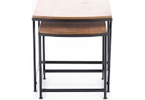 ashley furniture brown end table caram  