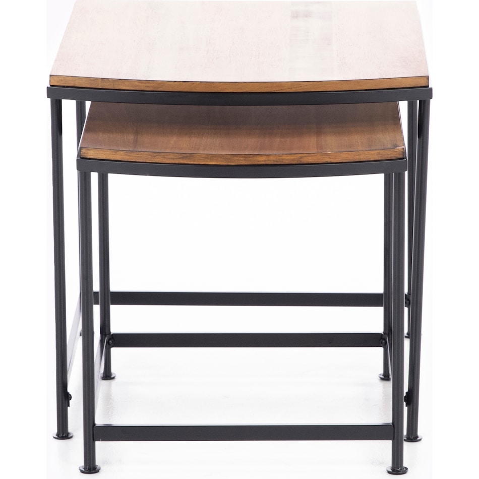 ashley furniture brown end table caram  