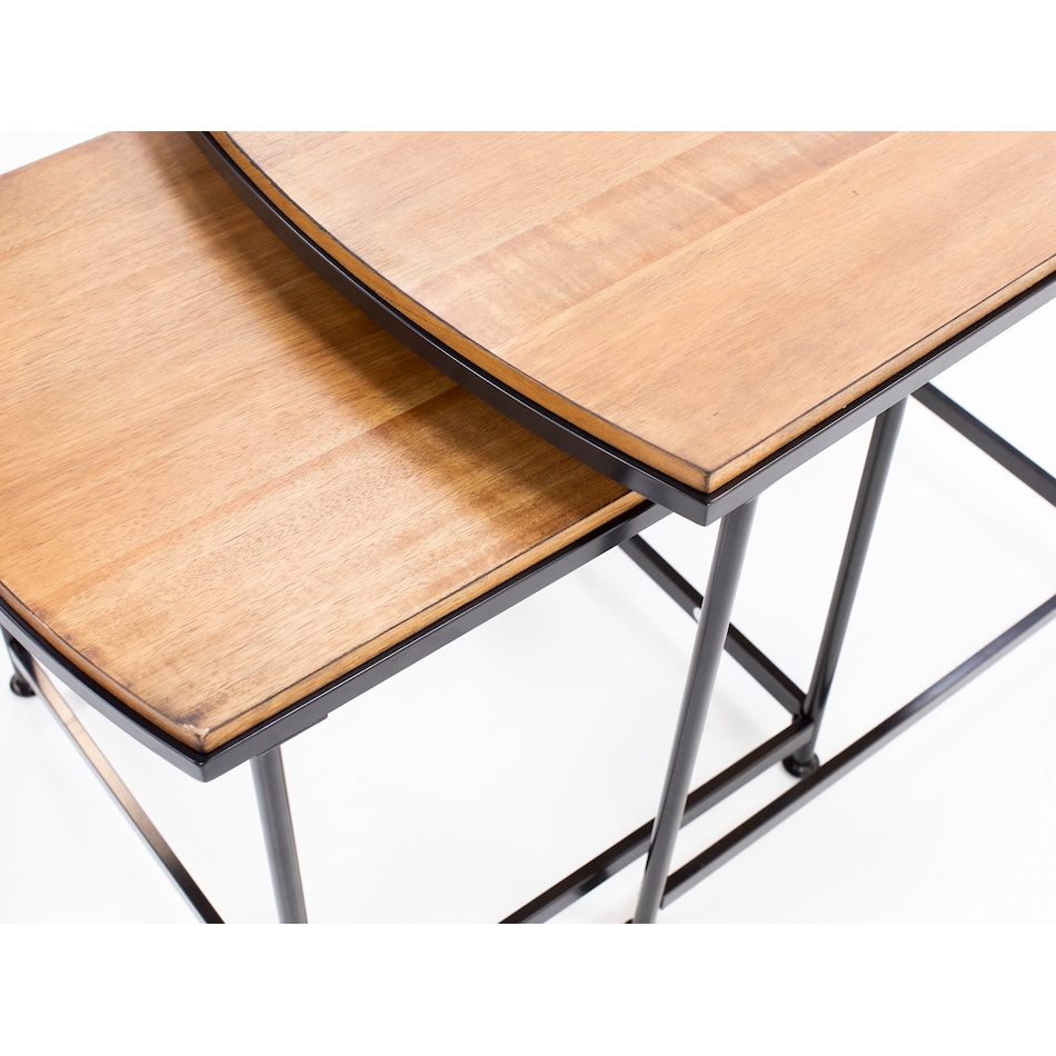 ashley furniture brown end table caram  
