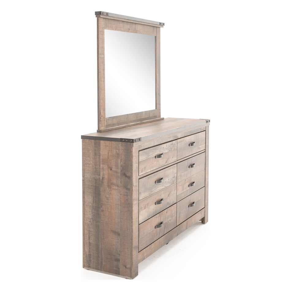 ashley furniture brown mirror   