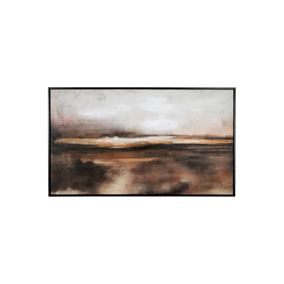 ashley furniture brown paintings   