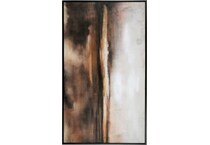 ashley furniture brown paintings   