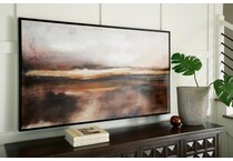 ashley furniture brown paintings   