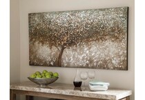 ashley furniture brown paintings   
