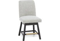 ashley furniture dark brown   beige inch & over bar seat stool   