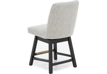 ashley furniture dark brown   beige inch & over bar seat stool   