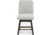 ashley furniture dark brown   beige inch & over bar seat stool   