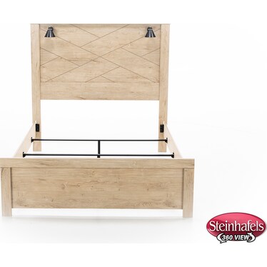 Mia Queen Panel Lighted Bed