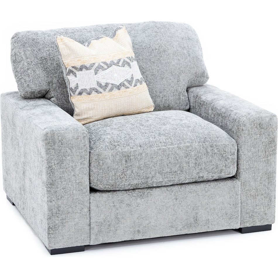 ashley furniture grey chair and a half z  