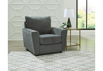 ashley furniture grey chair   