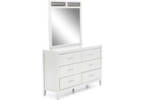ashley furniture grey mirror   