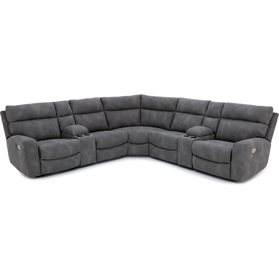 ashley furniture grey mtn fab sectional pkg  